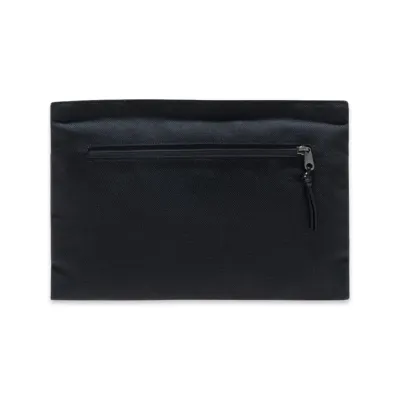 BALENCIAGA NYLON LOGO ZIP POUCH BAG BLACK &amp; WHITE