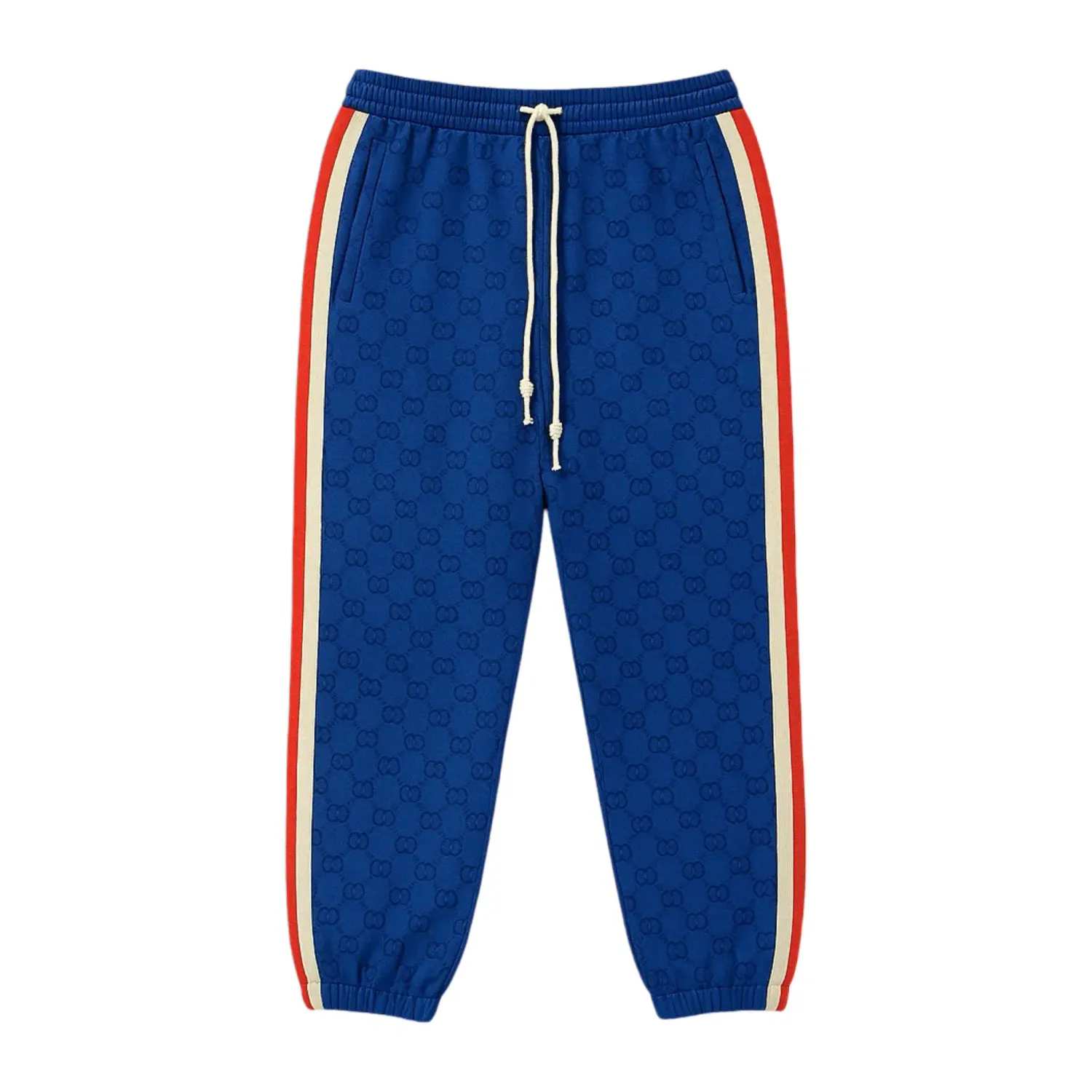 Gucci GG Web-stripe track Pants blue
