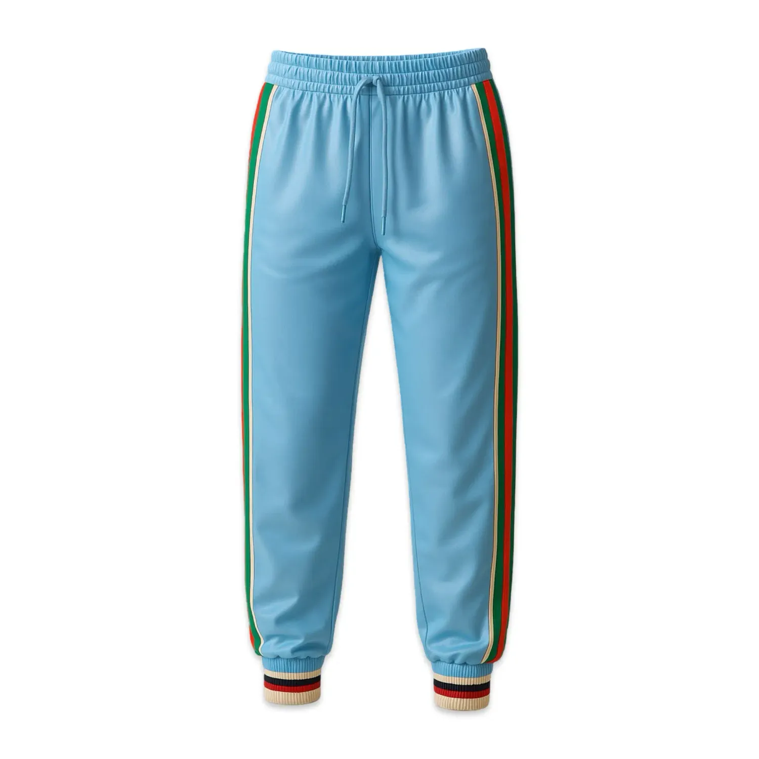 GUCCI GG PATCH TRACK PANT BLUE