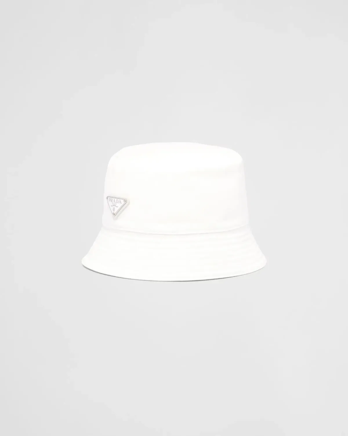 Prada chapéu de balde de broca branco