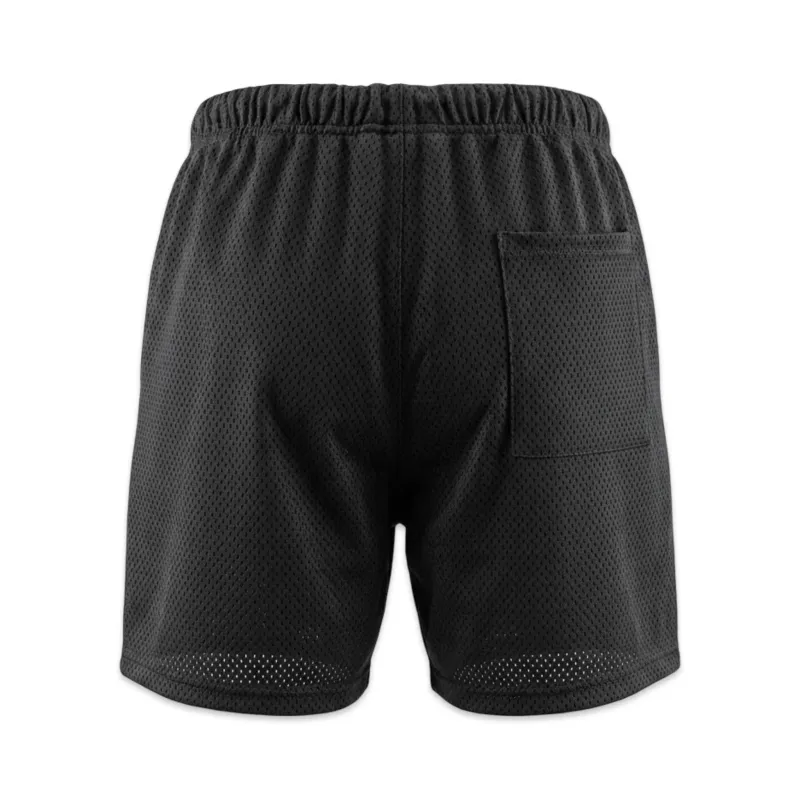 FOG Essentials Graphic Drawstring Mesh Shorts black