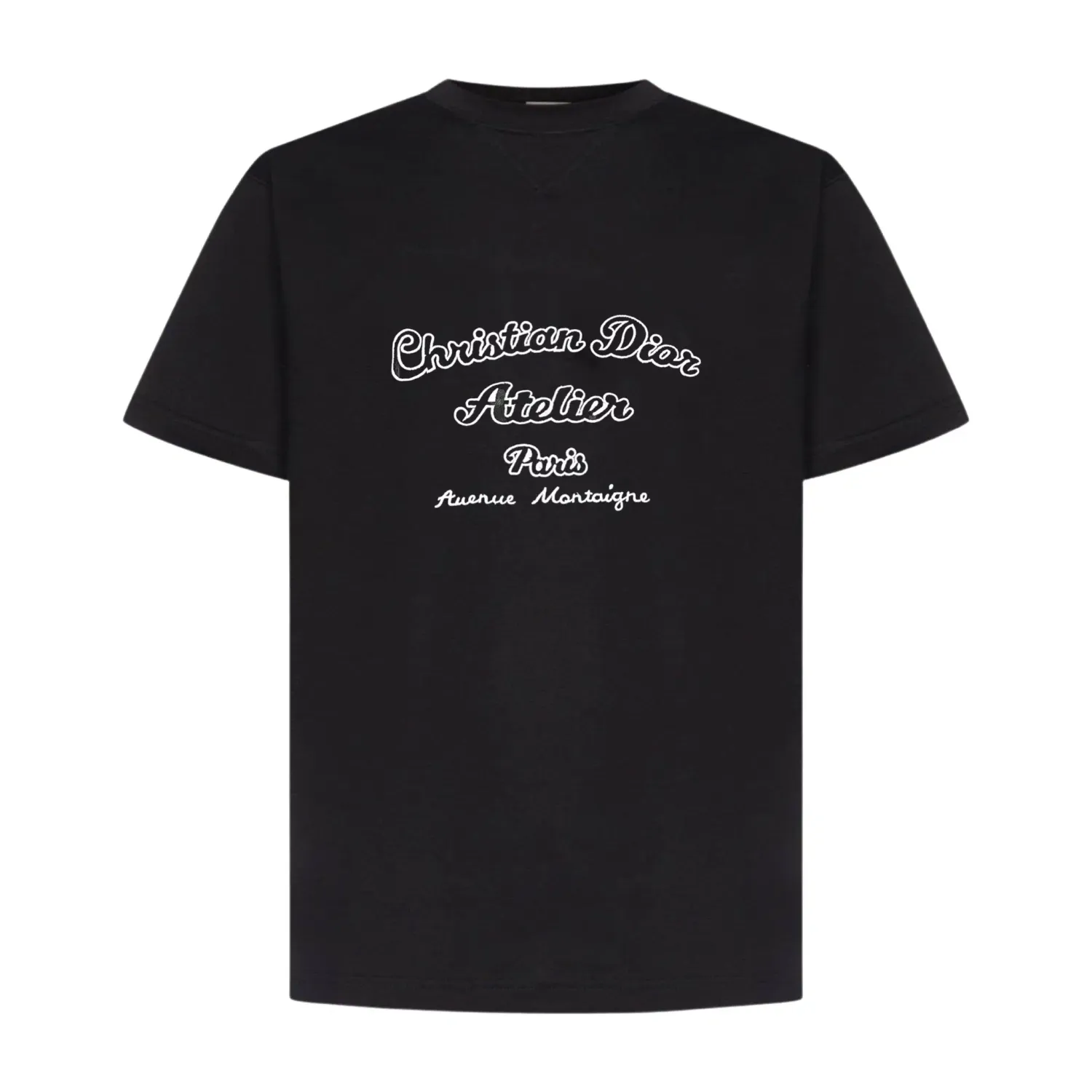 DIOR christian dior atelier paris avenue montaigne t-shirt Black
