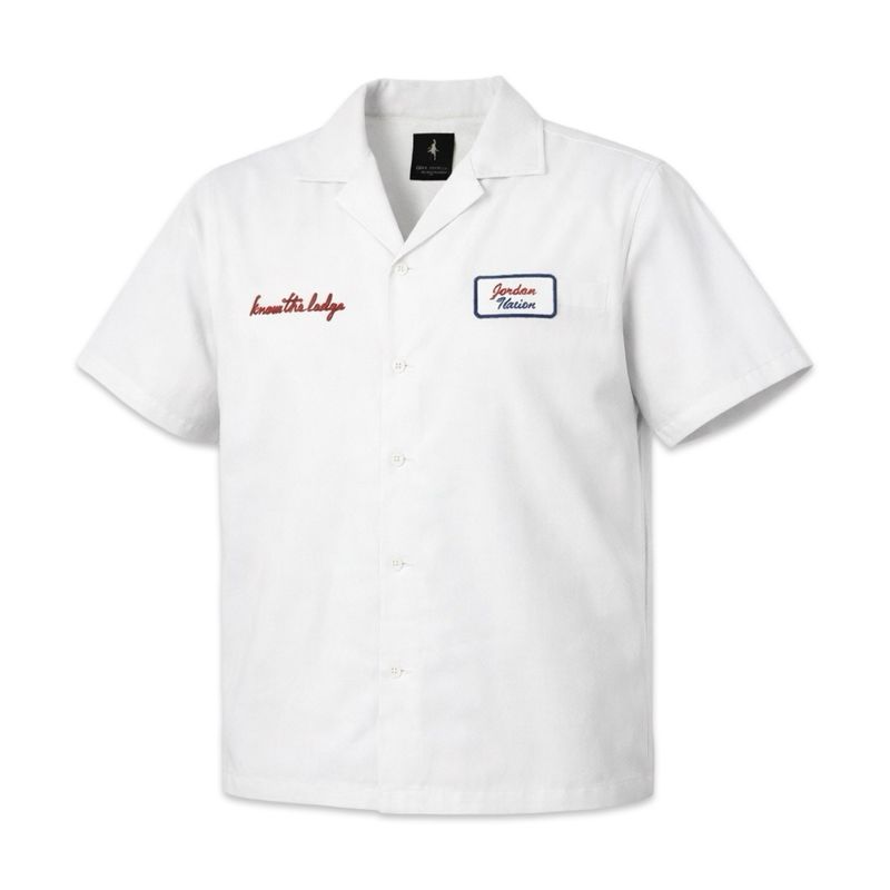 Jordan x UNION LA Mechanic Shirt white Jordan x UNION LA Mechanic Shirt white