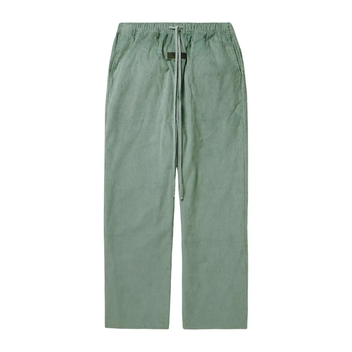 FOG ESSENTIALS Logo-Appliquéd Cotton- Trousers Green
