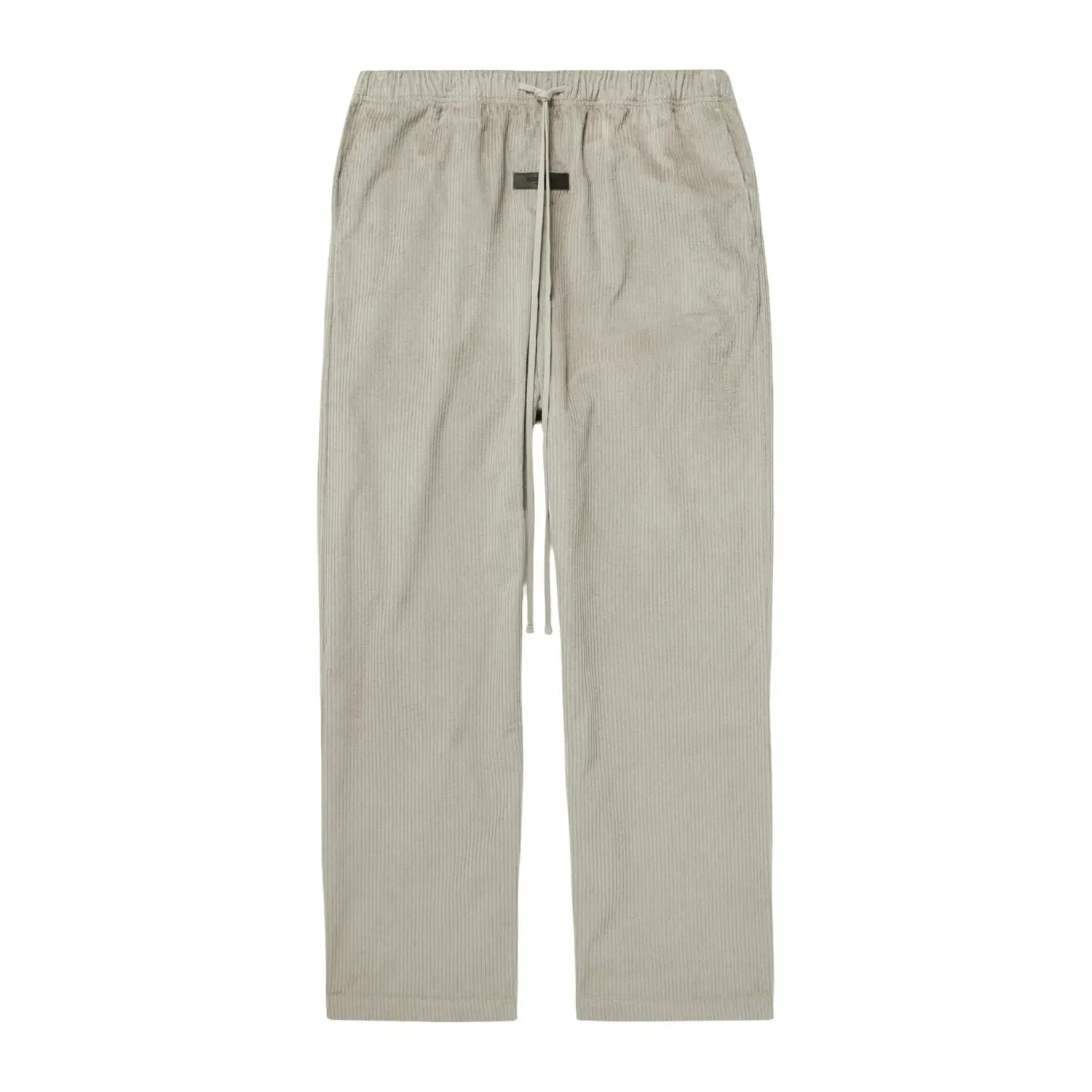 FOG ESSENTIALS Logo-Appliquéd Cotton- Trousers Gray