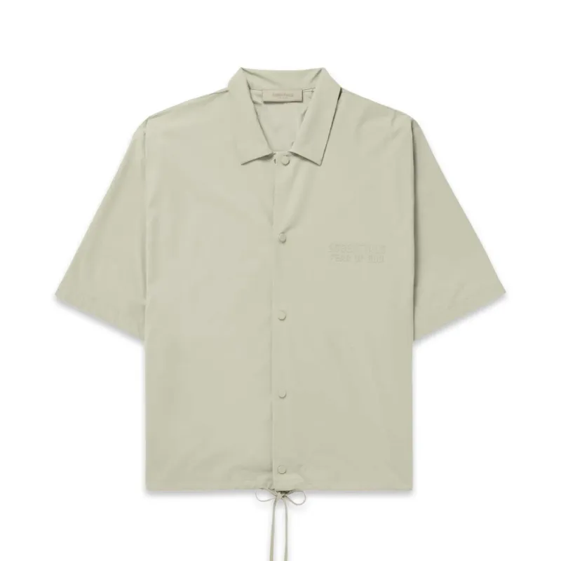 FOG ESSENTIALS Logo-Appliquéd Stretch-Nylon Shirt Gray