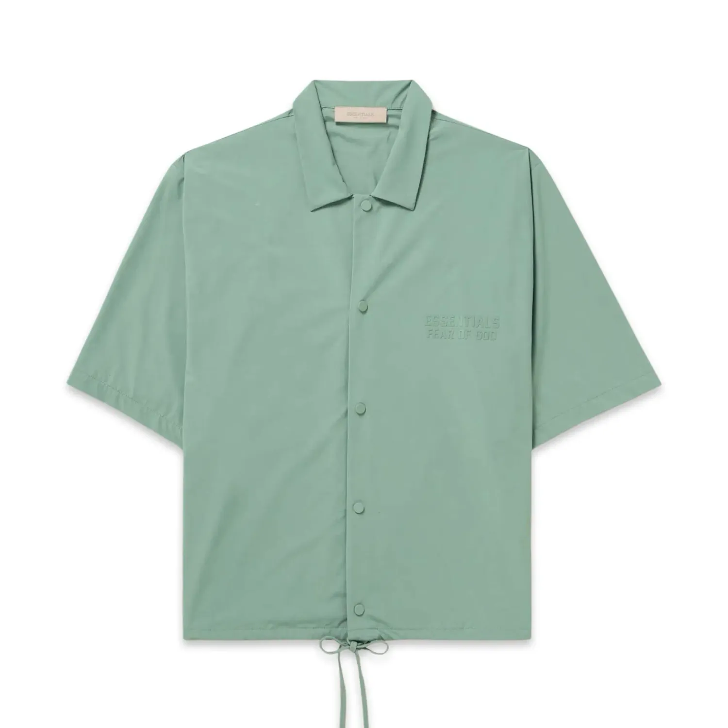 FOG ESSENTIALS Logo-Appliquéd Stretch-Nylon Shirt Green