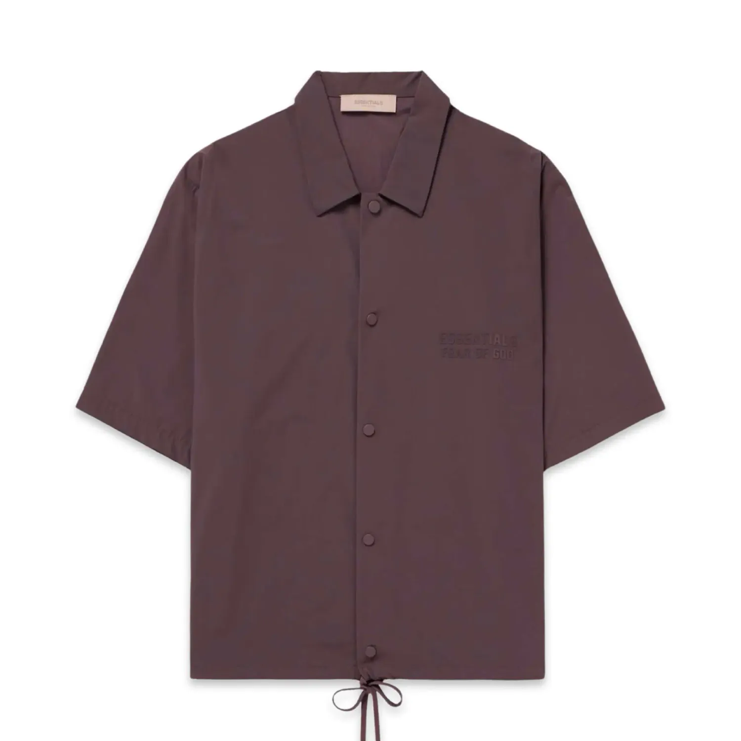 FOG ESSENTIALS Logo-Appliquéd Stretch-Nylon Shirt Purple