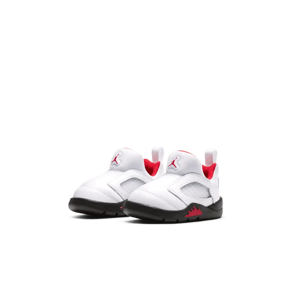 Air Jordan 5 Retro Little Flex white e red (TD) kids