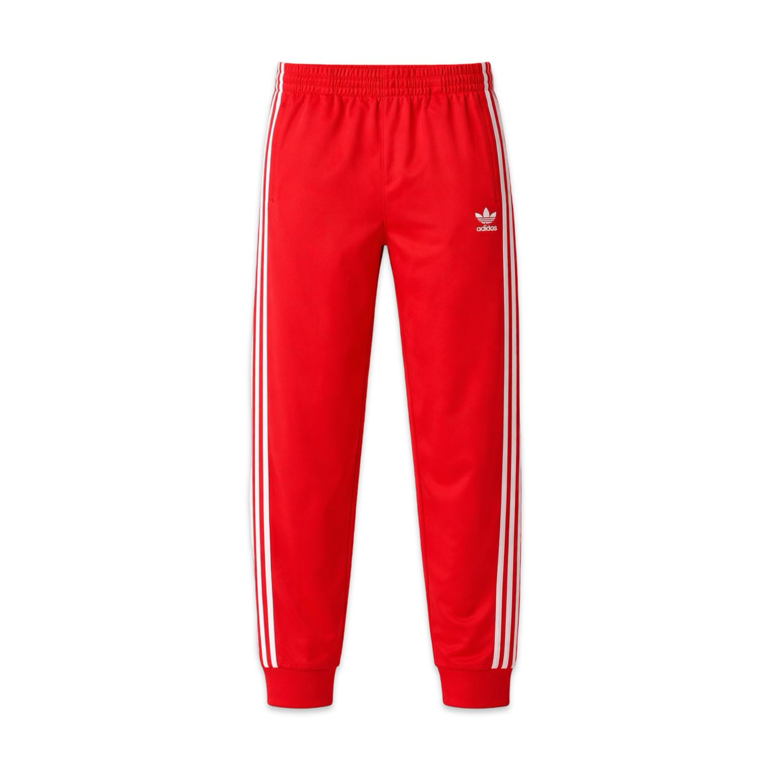 ADIDAS SUPERSTAR TRACK PANT Red &amp; White