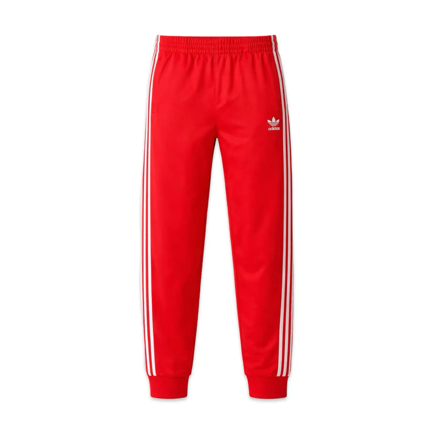 ADIDAS SUPERSTAR TRACK PANT Red &amp; White