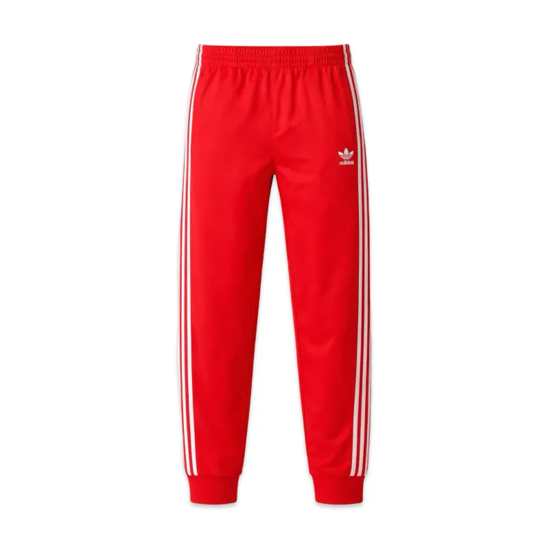 ADIDAS SUPERSTAR TRACK PANT Red &amp; White