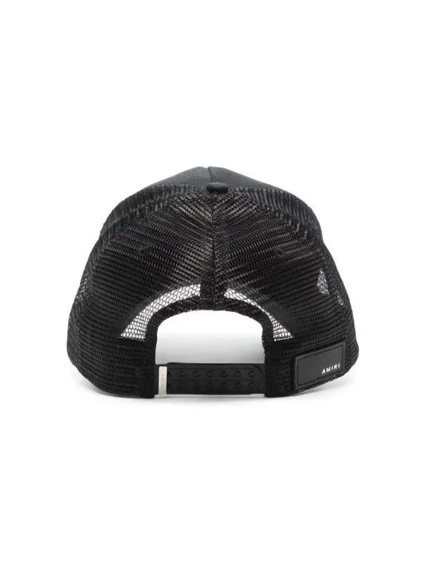 Amiri MA Trucker Hat in Black