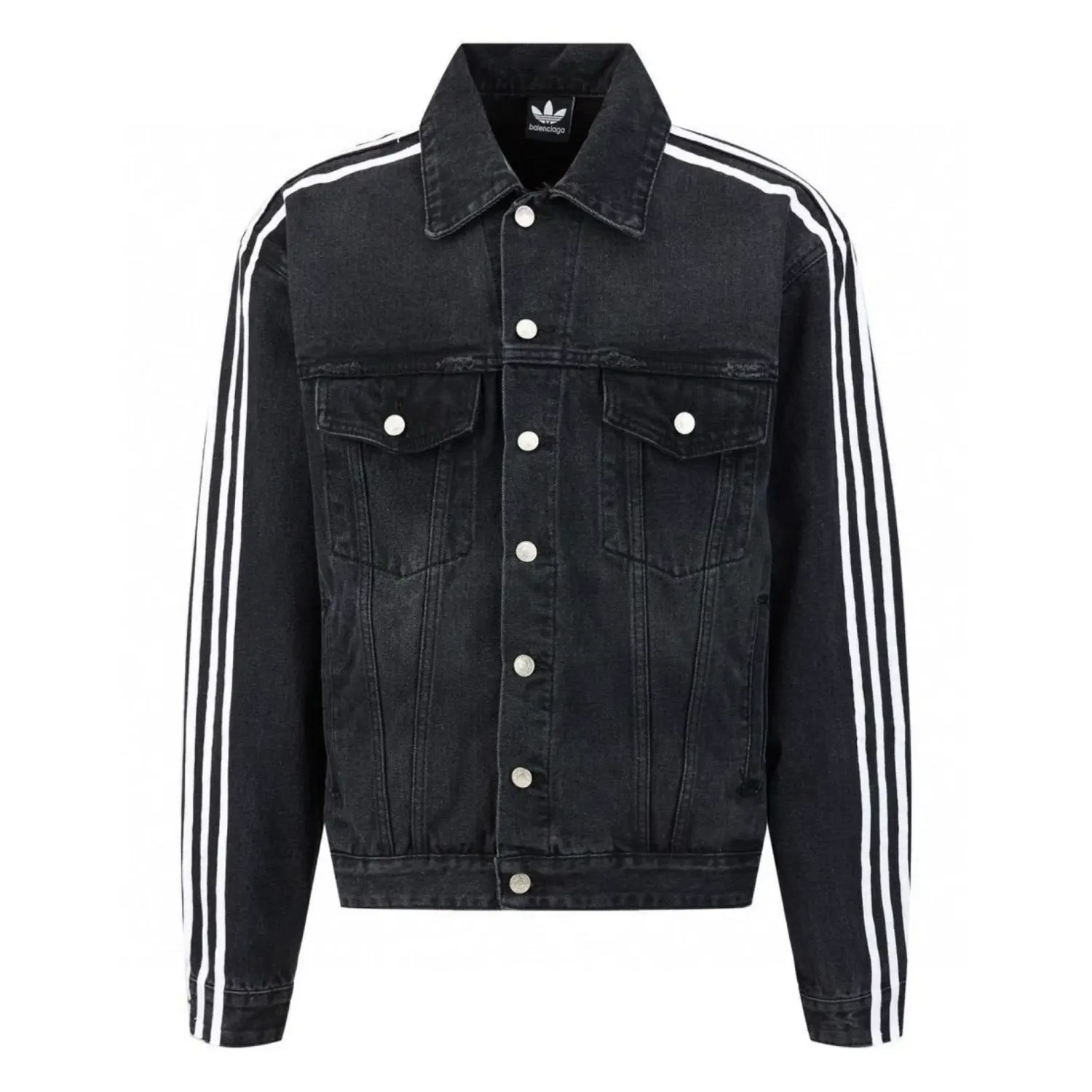 Balenciaga x Adidas denim Jacket Black