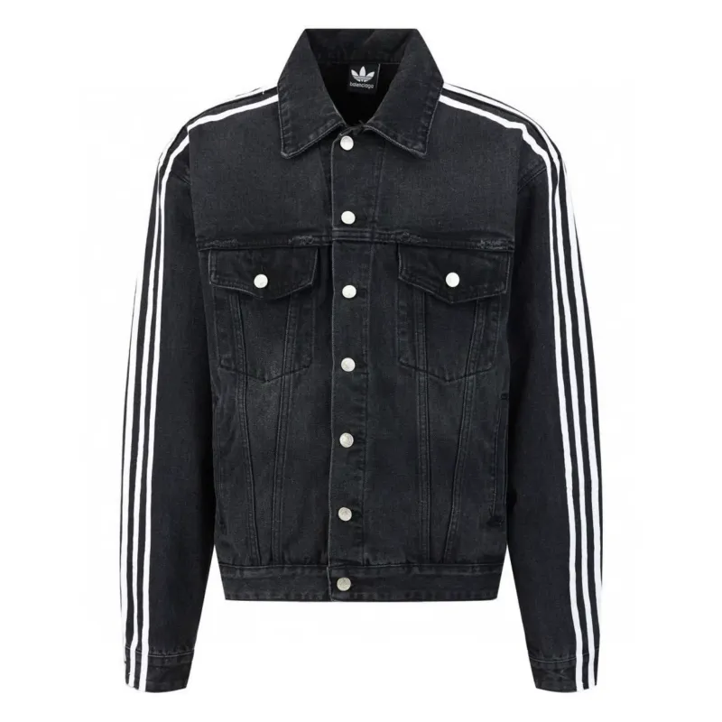 Balenciaga x Adidas denim Jacket Black