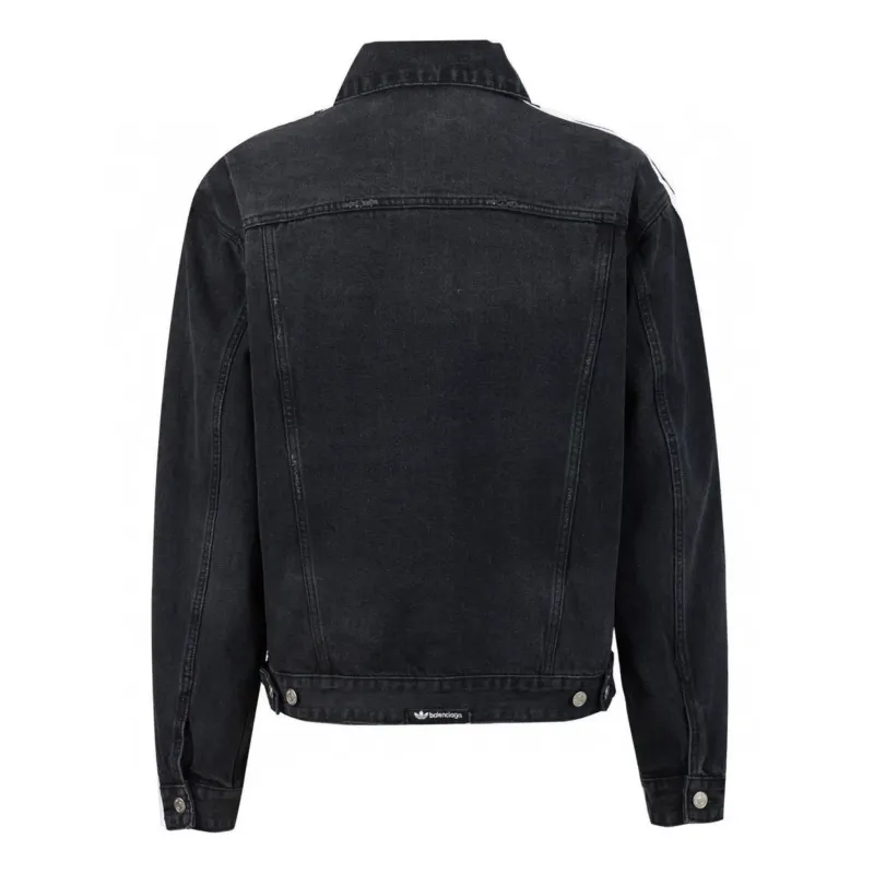 Balenciaga x Adidas denim Jacket Black