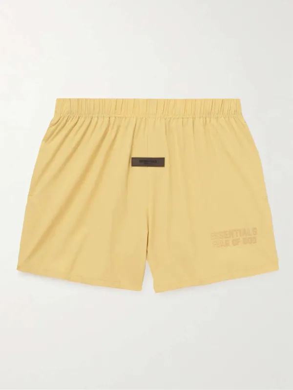 FOG ESSENTIALS Logo-Appliquéd Stretch-Shell Drawstring Shorts
