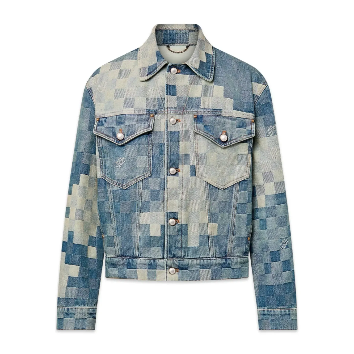 LOUIS VUITTON Damier Classic Denim Jacket
