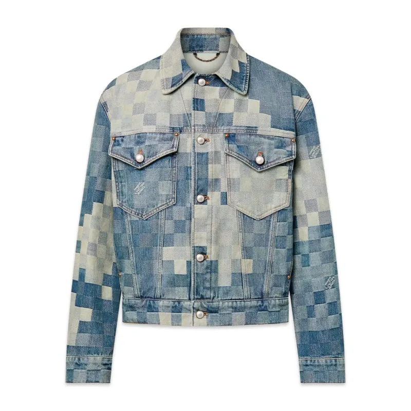 LOUIS VUITTON Damier Classic Denim Jacket