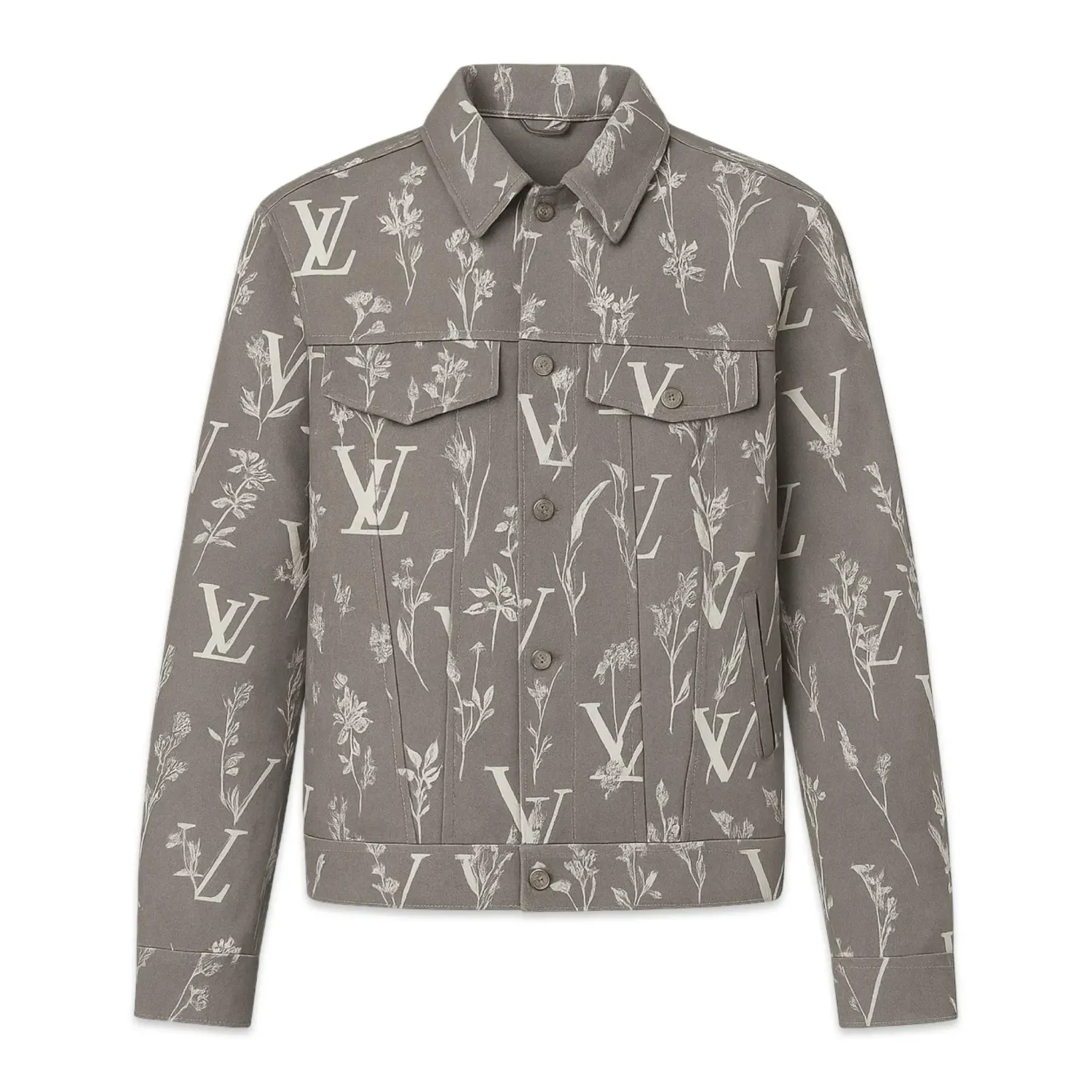 LOUIS VUITTON DNA Leaf Denim Jacket