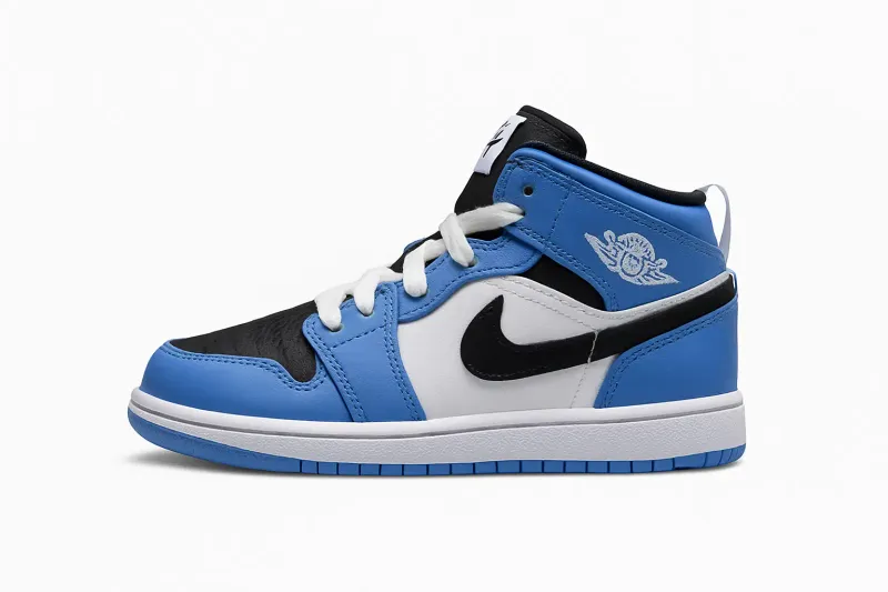 Air Jordan 1 Mid Ice Blue kids
