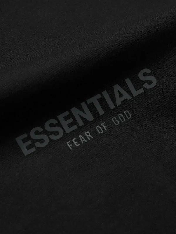 Fear of God Essentials Black Polo Shirt