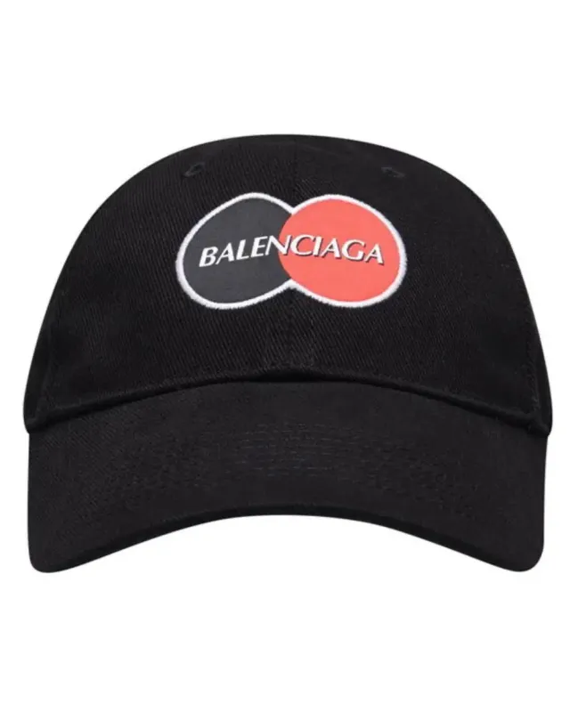 BALENCIAGA Black Mastercard Cap