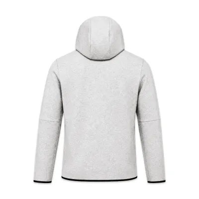 NIKE TECH FLEECE HOODIE COM Fecho - DARK GREY