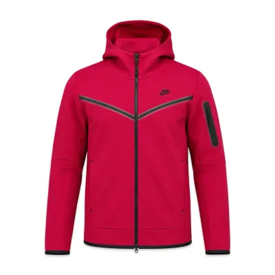 Nike Tech Fleece Windrunner Full-Zip Hoodie – University Red
