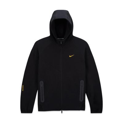Nike NOCTA Tech Fleece Full-Zip Hoodie – Black / University Gold Nike NOCTA Tech Fleece Full-Zip Hoodie – Black / University Gold