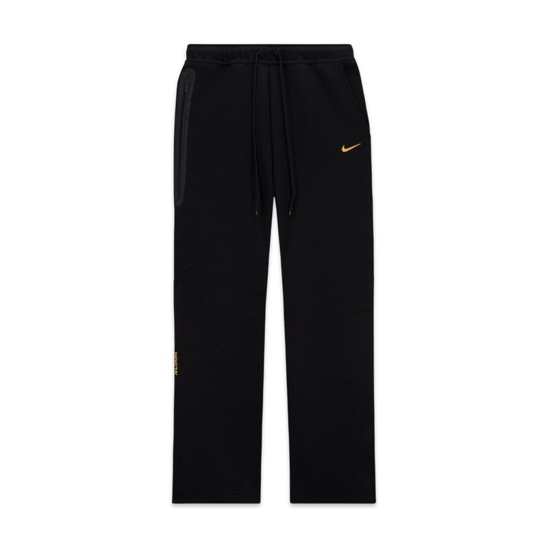 Nike NOCTA Tech Fleece Open-Hem Pants – Black / University Gold Nike NOCTA Tech Fleece Open-Hem Pants – Black / University Gold