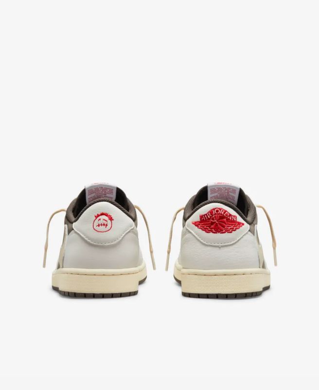 Travis Scott x Air Jordan 1 Low Retro Sail and Ridgerock WMNS