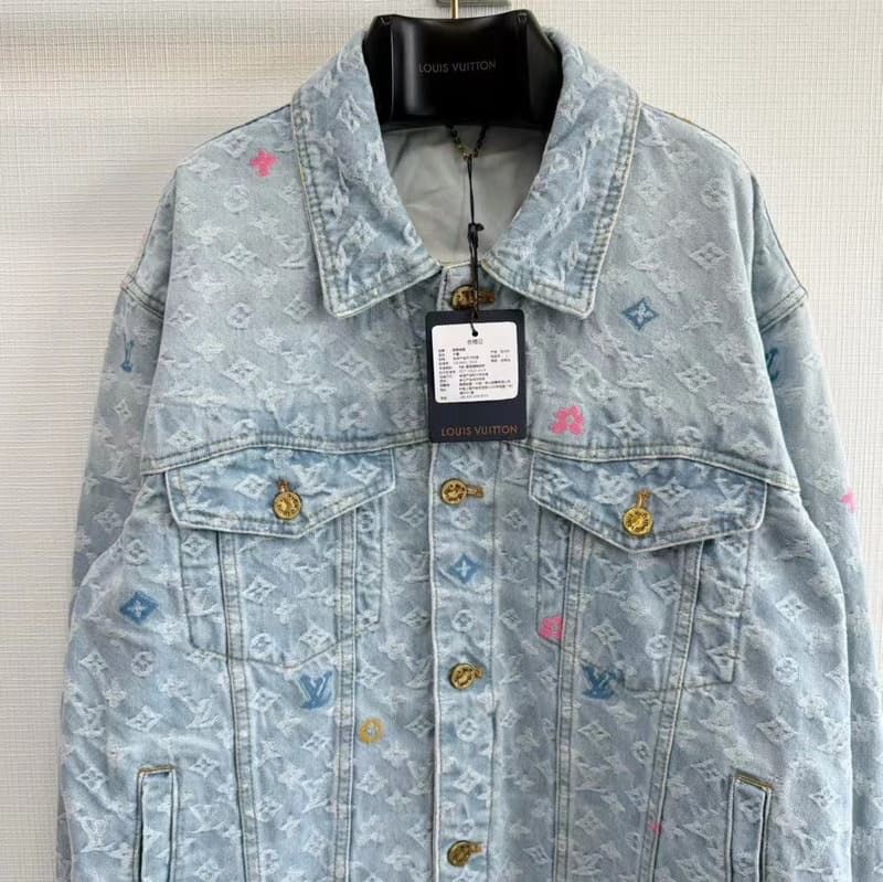 Louis Vuitton By Tylor Monograms Denim JKT Washed Indigo