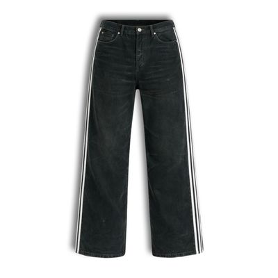 Balenciaga x Adidas denim Large Baggy Pant Black 