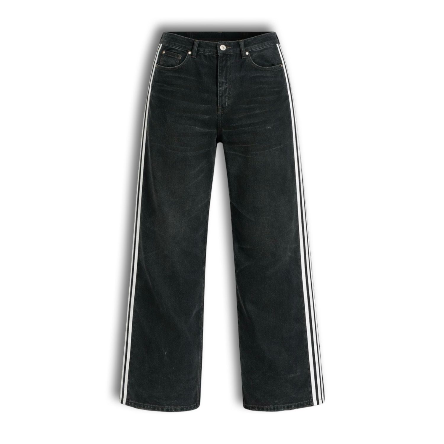 Balenciaga x Adidas denim Large Baggy Pant Black 