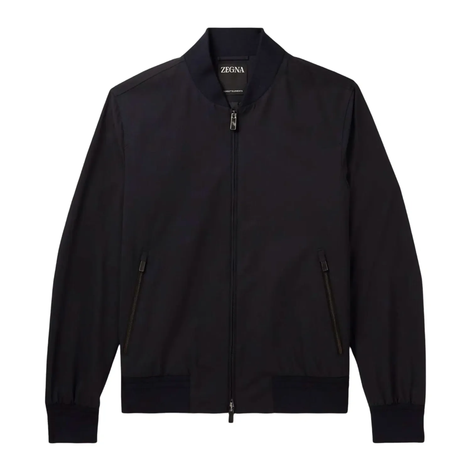 Zegna ELEMENTS WOOL BOMBER Black