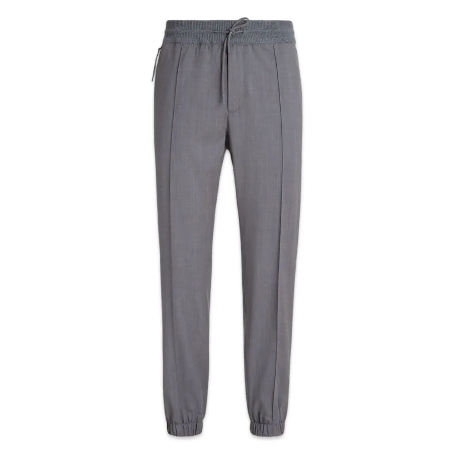 ERMENEGILDO ZEGNA ZZEGNA TECHMERINO WOOL JOGGERS Grey