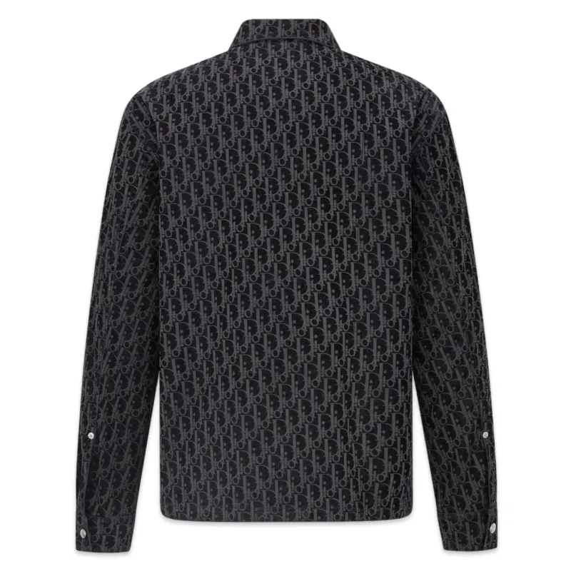 Dior Long-Sleeved Overshirt Blue navy