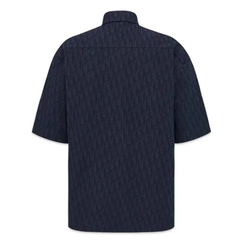 Dior Short-Sleeved Overshirt Blue navy