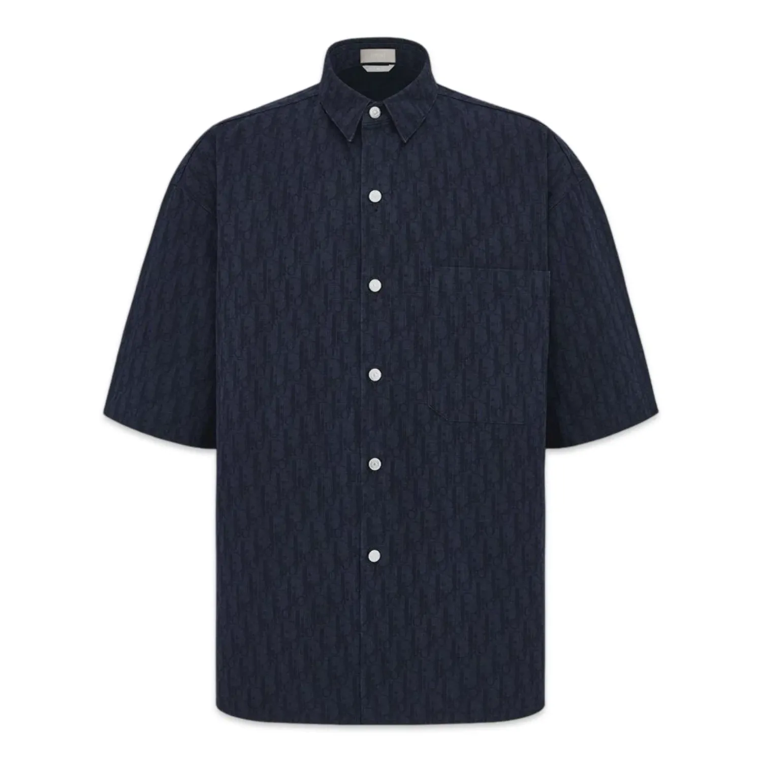 Dior Short-Sleeved Overshirt Blue navy