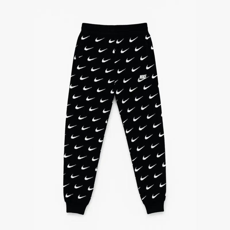 Nike sweatpants logo all over kids