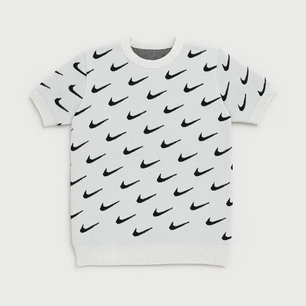 Nike tshirt logo all over kids