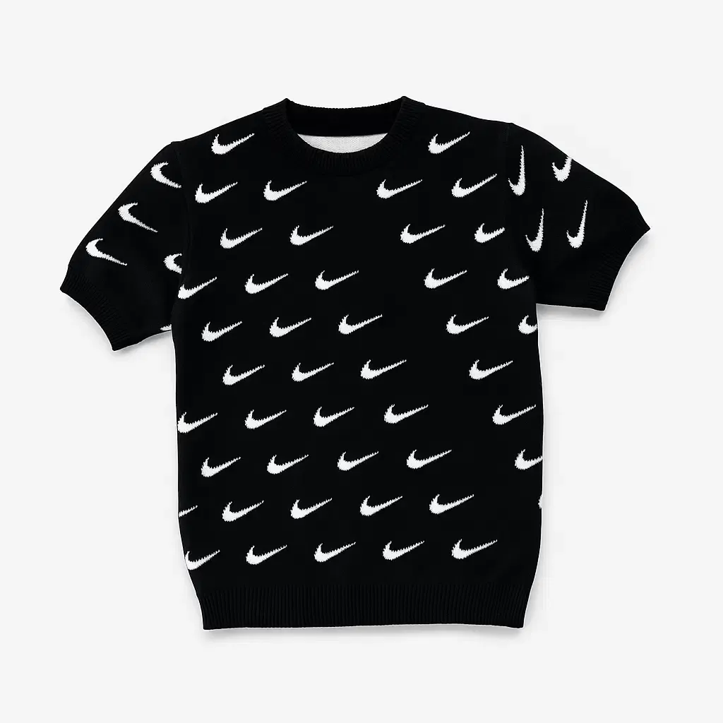Nike tshirt logo all over kids