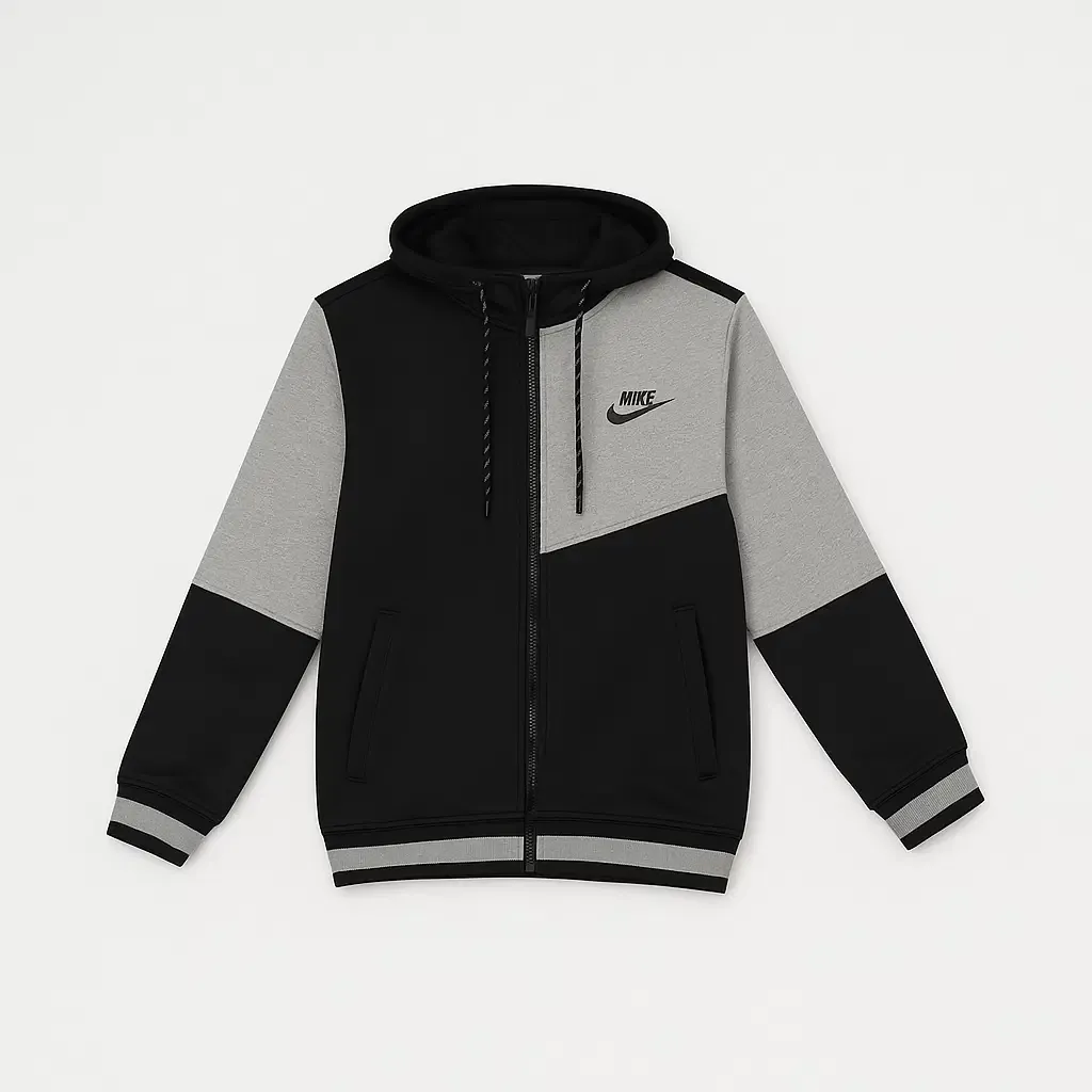 Nike hoodie grey and black kids