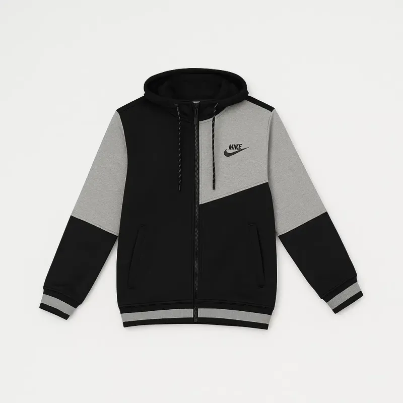 Nike hoodie grey and black kids