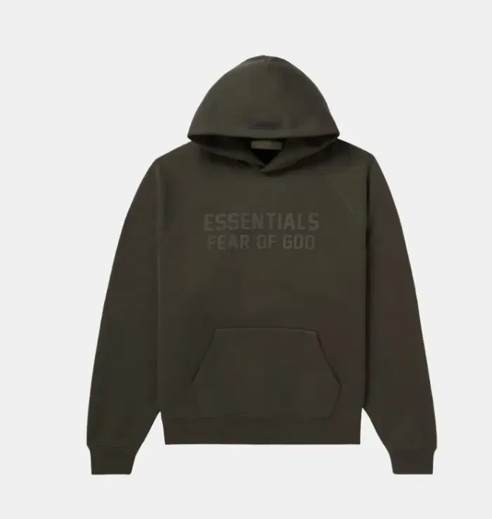 FEAR OF GOD ESSENTIALS HOODIE  BLACK
