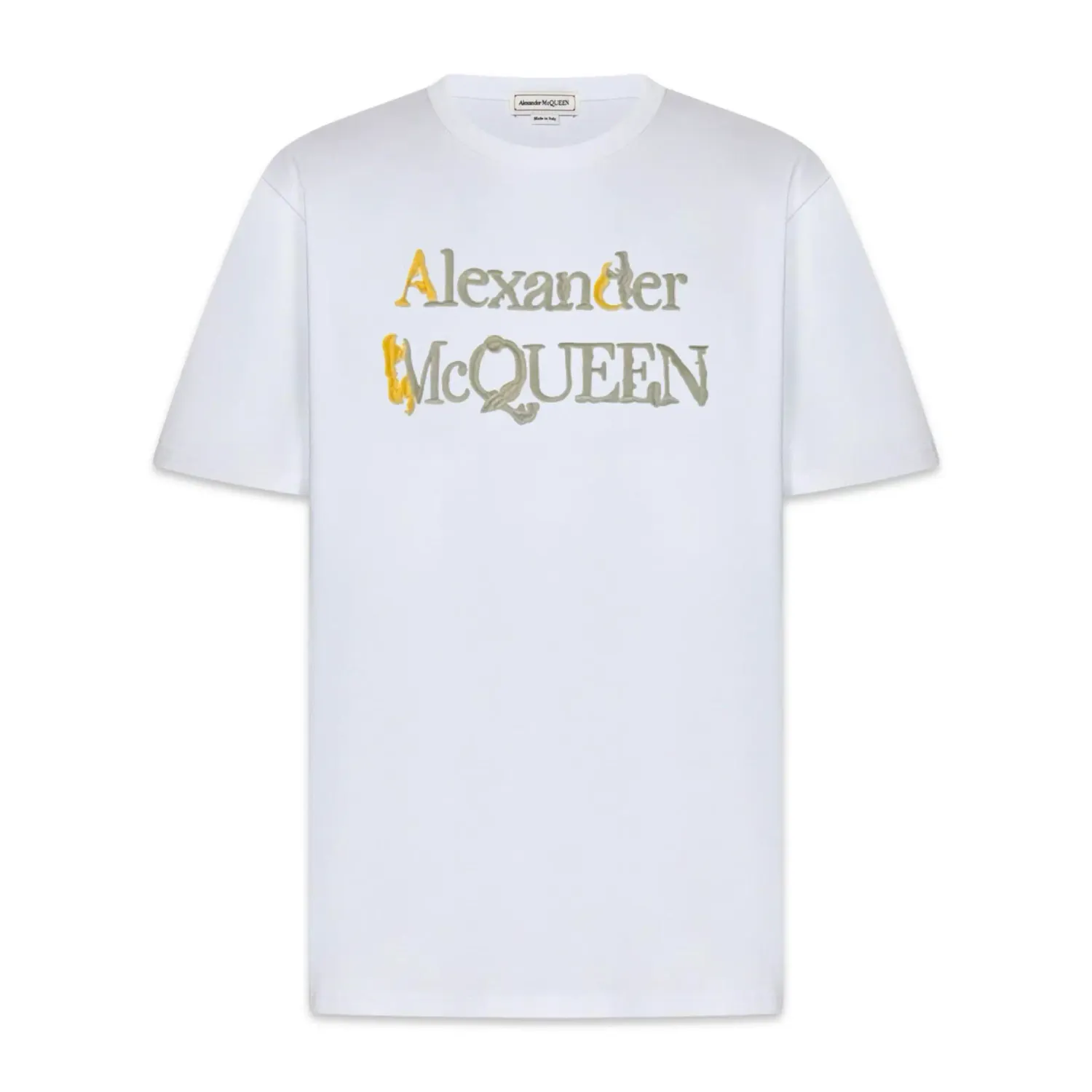 ALEXANDER MCQUEEN logo White t-shirt