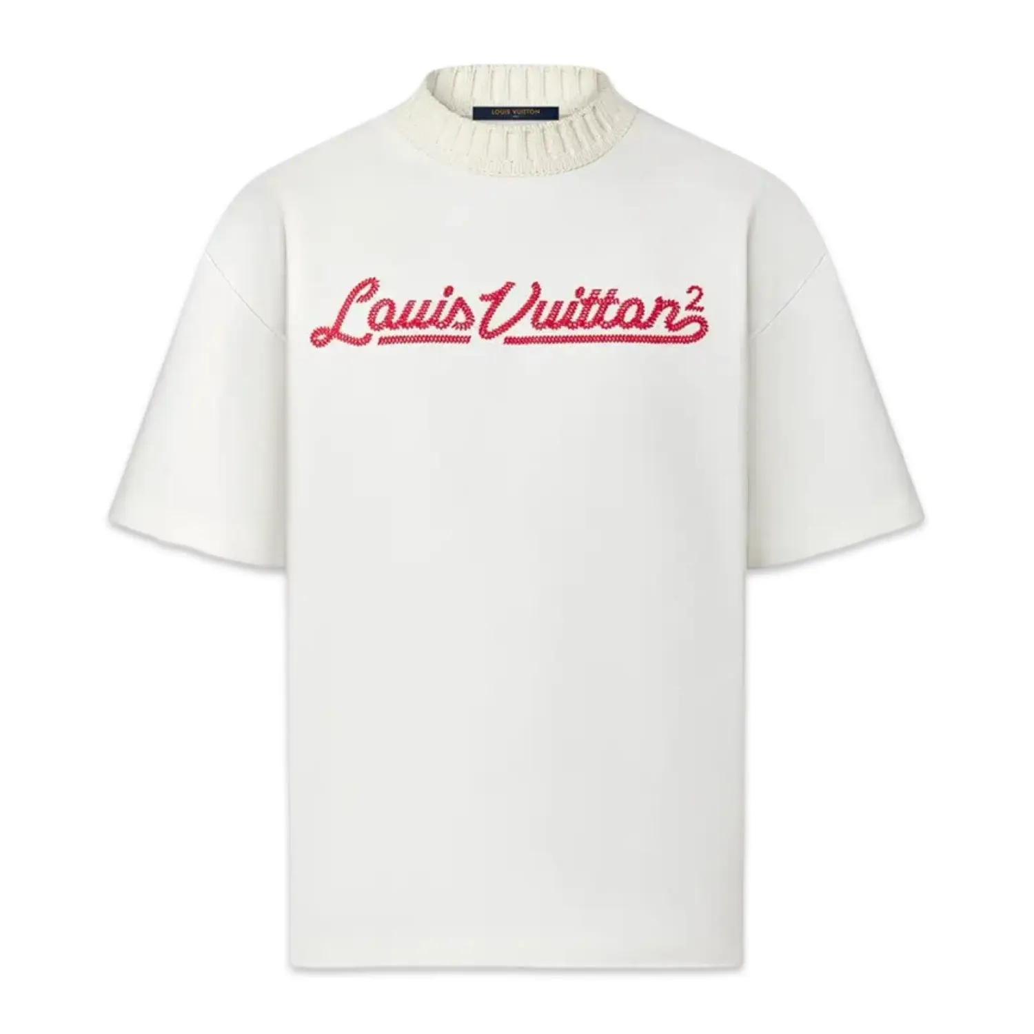 Louis Vuitton x Nigo Embroidered Mockneck Tee