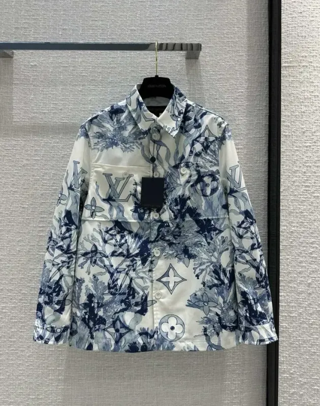 Louis Vuitton Printed Cotton Overshirt