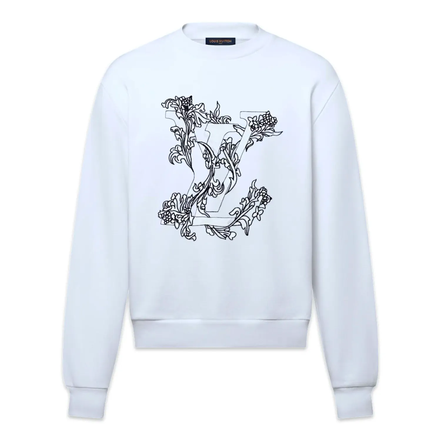 Louis Vuitton Sweatshirt LV Floral Branca